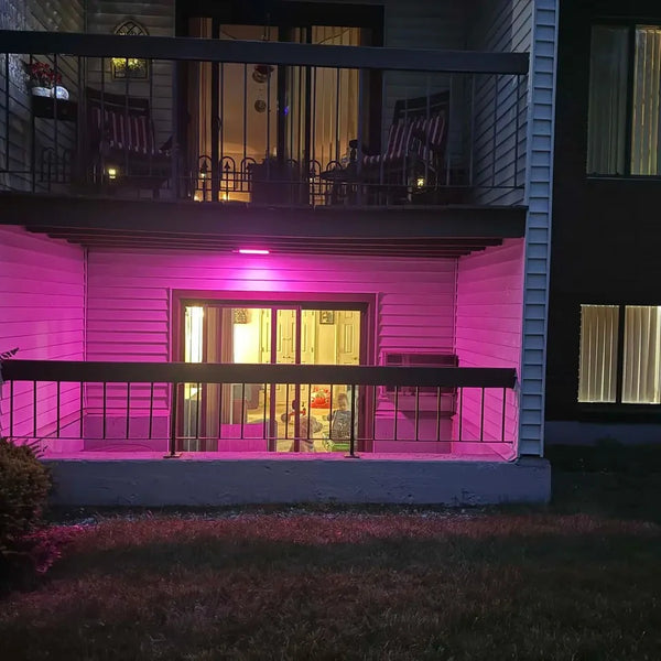Lámpara de techo LED con sensor y control remoto