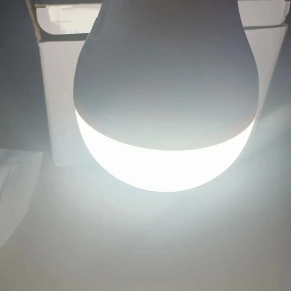 Foco LED recargable A21 E26 con gancho portátil