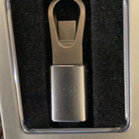 Memoria USB 3 en 1 metálica con adaptador Lightning