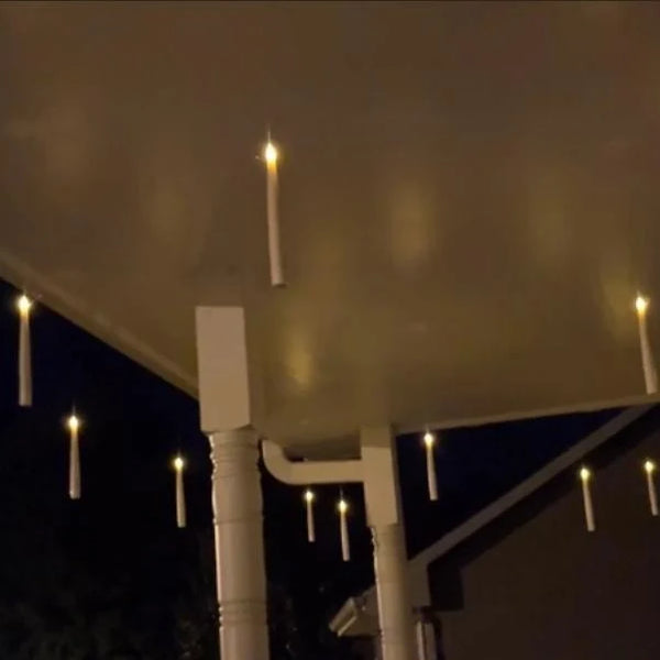 Velas flotantes LED sin flama con control de varita