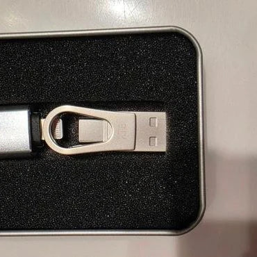 Memoria USB 3 en 1 metálica con adaptador Lightning
