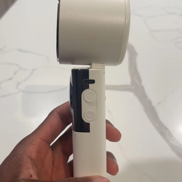 Mini ventilador portátil 7 en 1 con 100 velocidades