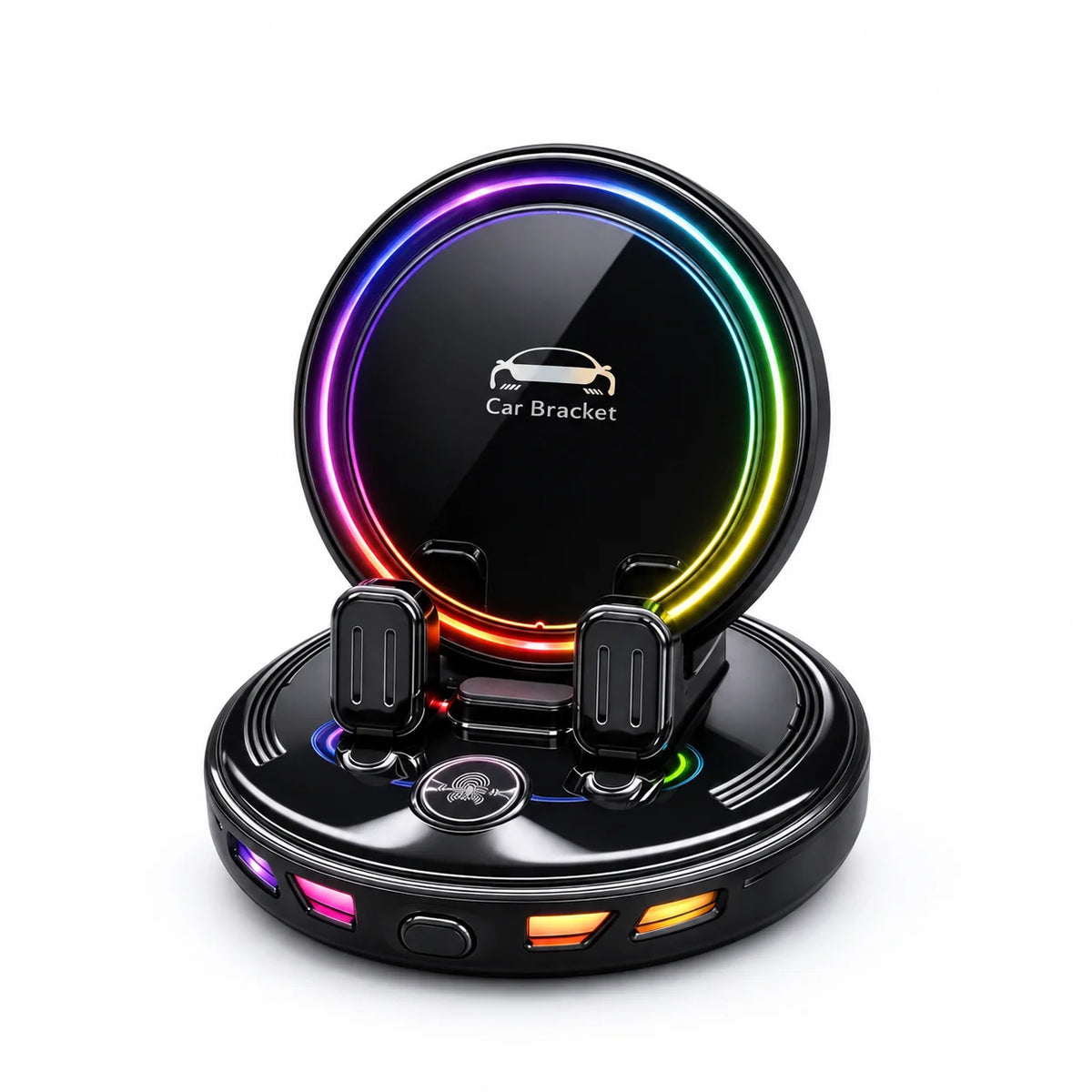Soporte para auto 360° con carga inalámbrica