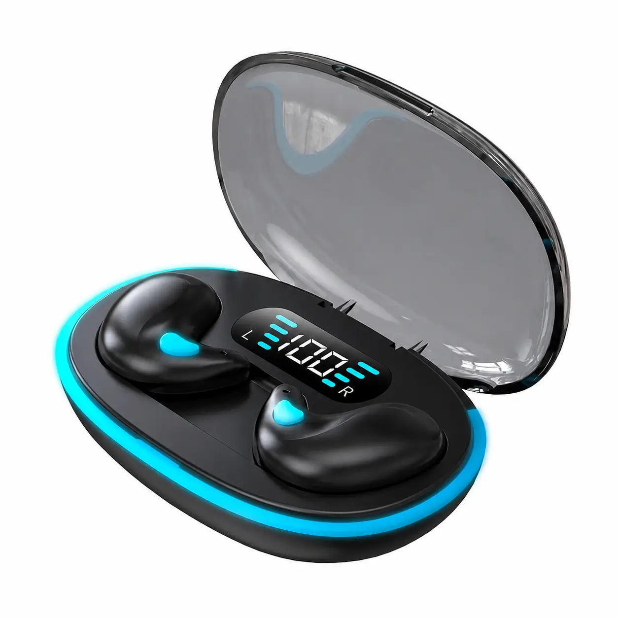 Audífonos Bluetooth 5.3 inalámbricos compactos con micrófono y aislamiento de ruido para llamadas, ejercicio y home office en celular y computadora