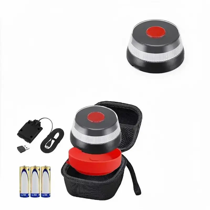 Luz de Emergencia V16 para Auto con Localización GPS y SIM, Homologada DGT 3.0, Disponible en Kit con Accesorios o Baliza Individual
