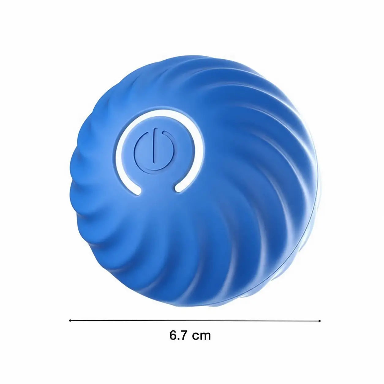 Pelota interactiva recargable para mascotas con movimiento automático y sonido, ideal para juego diario de perros pequeños y gatos en casa