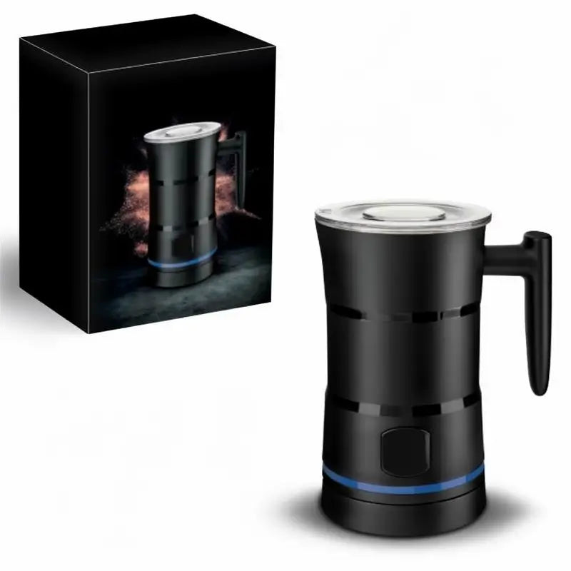 Espumador de Leche Eléctrico – Batidor Automático Profesional para Lattes, Capuchinos y Chocolate Caliente, Acero Inoxidable, Bate y Espuma en Segundos, Modos Versátiles – Ideal para Casa y Oficina