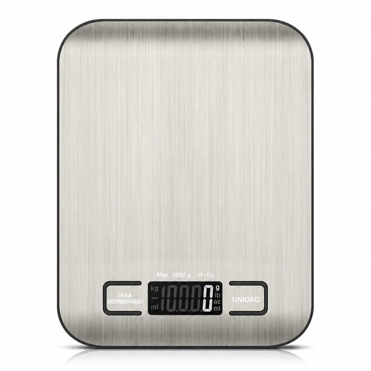 Báscula digital de cocina con tara y precisión de 1 g