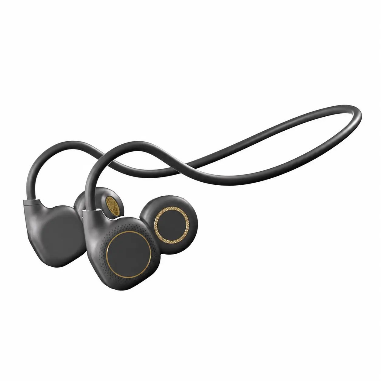 Audífonos deportivos open-ear Bluetooth 5.4 resistentes al sudor, con batería de 8 horas y ajuste seguro para correr diario