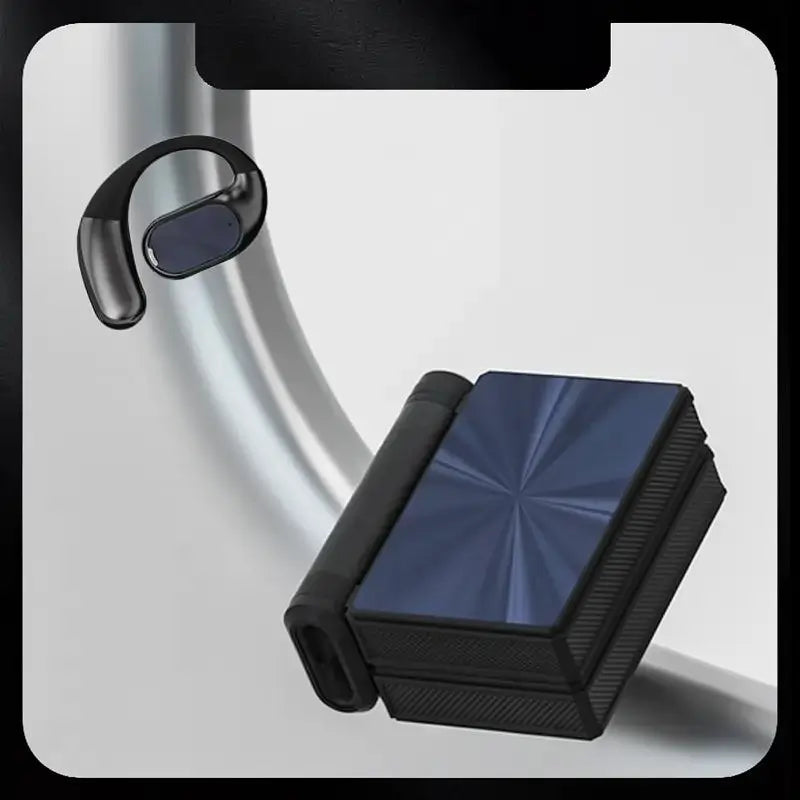 Audífonos Inalámbricos Bluetooth de Oído Abierto, Bajos Potentes de 14.2mm con ENC, 100H de Batería, Auriculares Deportivos IPX5 Resistentes al Agua y al Sudor, Compatibles con iPhone y Android, Ideales para Deporte y Estudio