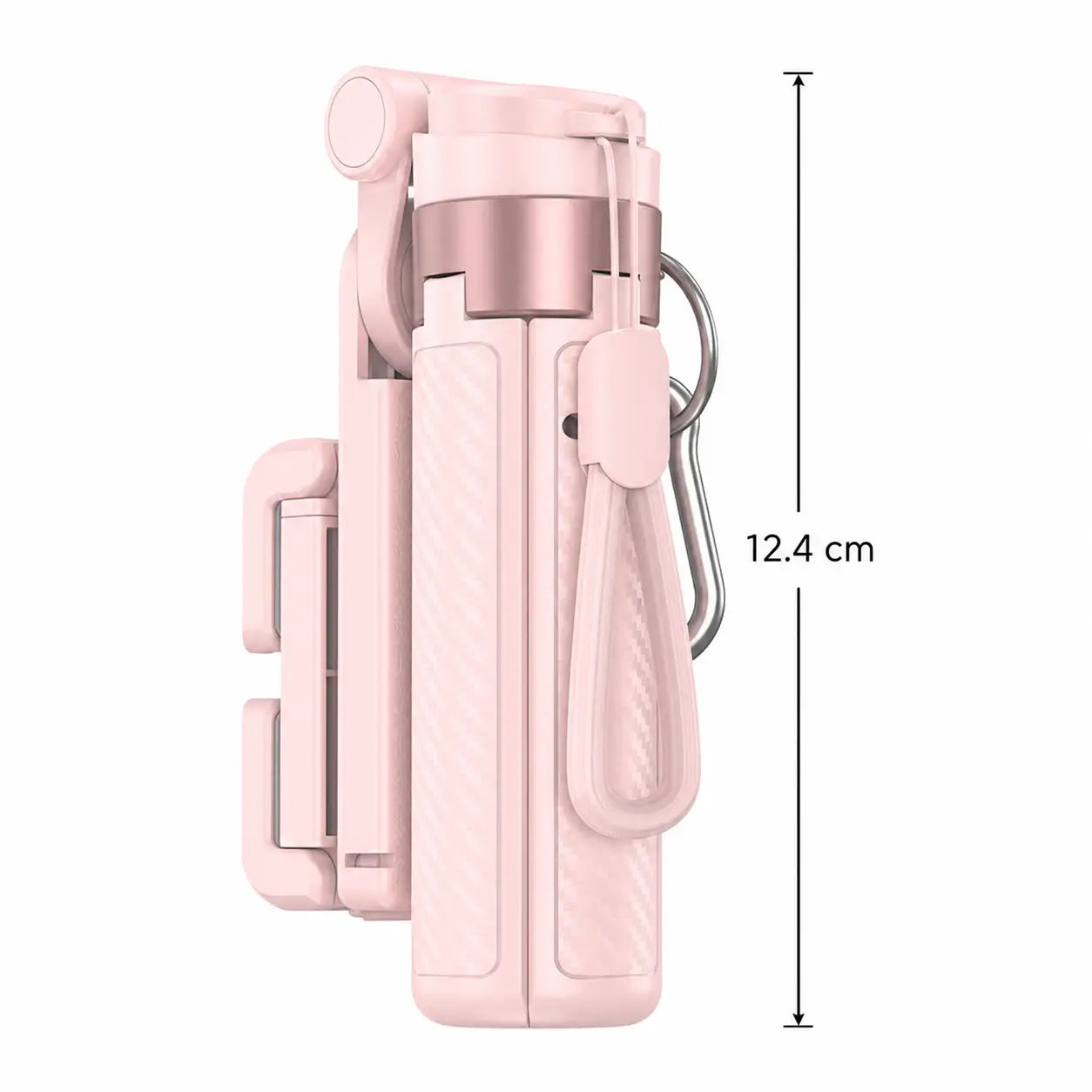 Selfie stick compacto con control Bluetooth, soporte giratorio 360° y extensión 64 cm, para vlogging, conciertos y fotos de viaje con tu celular