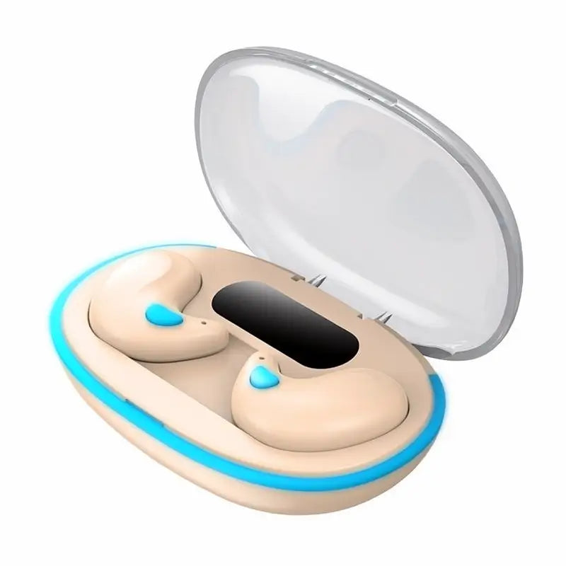 Audífonos Inalámbricos Invisibles para Dormir con Bluetooth y Cancelación de Ruido, Ideales para Correr, Gym, Gaming, Regalo y Uso Diario