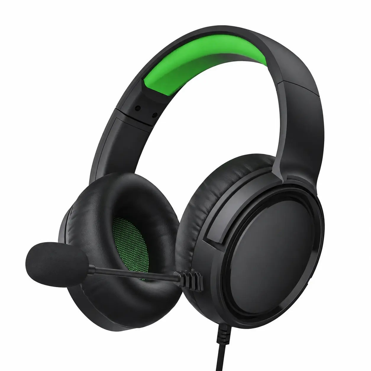 Audífonos gamer con micrófono cancelación de ruido y sonido estéreo 50 mm para Xbox PlayStation PC Switch conexión 3.5 mm alámbrica