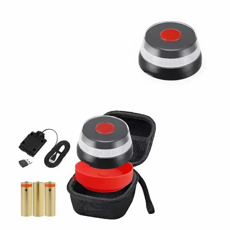Luz de Emergencia V16 para Auto con Localización GPS y SIM, Homologada DGT 3.0, Disponible en Kit con Accesorios o Baliza Individual