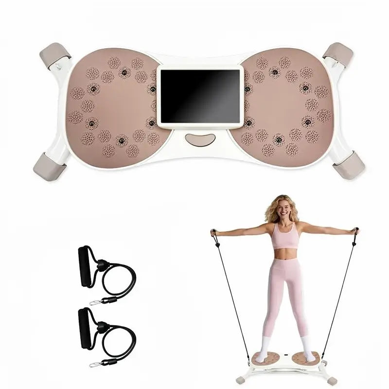 Simulador de Esquí y Escaladora Vertical para Mujer, Entrenamiento de Cardio y Fuerza de Cuerpo Completo, Equipo de Gimnasio en Casa con Deslizadores, Ejercicio Aeróbico Divertido