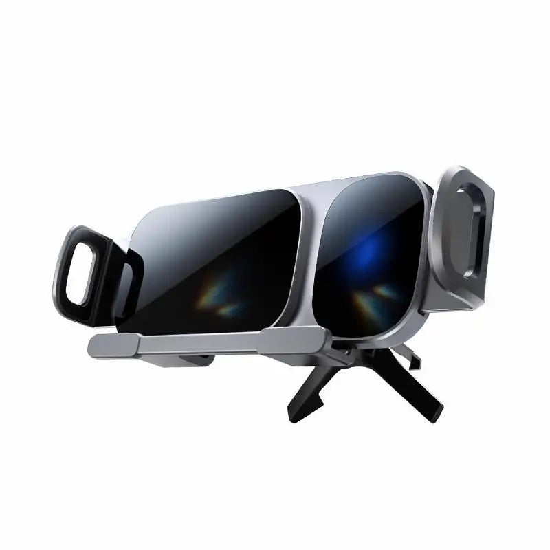 Soporte para Celular de Auto con Carga Rápida Inalámbrica de 15W para Teléfonos Plegables y Estándar, Base de Ventila Ultra Estable con Gancho y Clip, Rotación de 90° y Sujeción Automática con un Botón