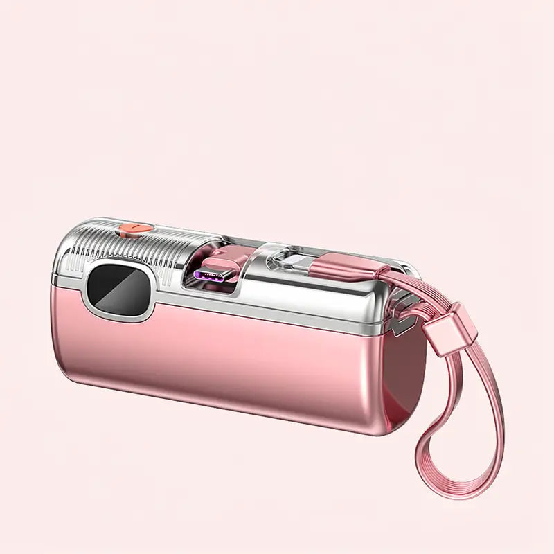 Cargador Portátil Mini Power Bank 5000mAh para Celular, Carga Rápida 22.5W con 3 Salidas y Pantalla Digital. Batería Externa Compacta y Ligera para Viaje.