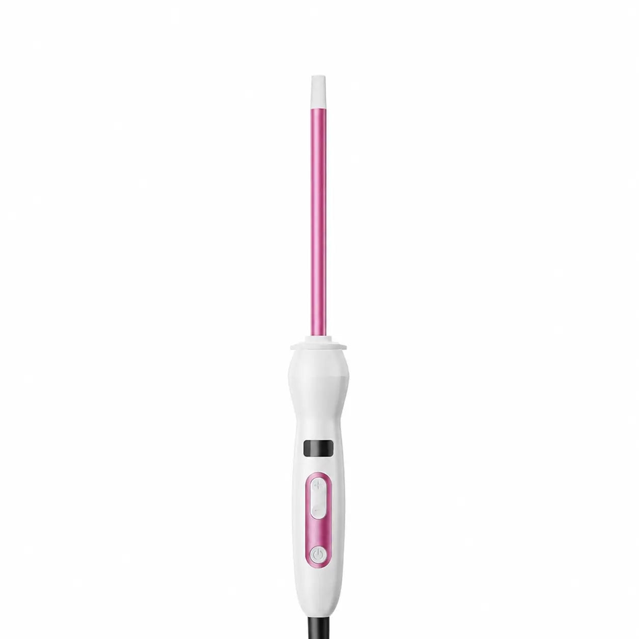 Tenaza rizadora 3/8” de cerámica turmalina con calor rápido y pantalla LCD para rizos definidos en cabello fino o grueso