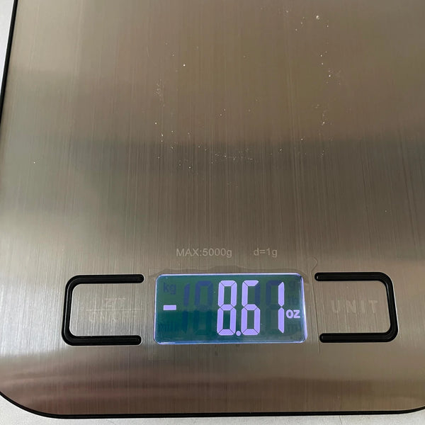 Báscula digital de cocina con tara y precisión de 1 g