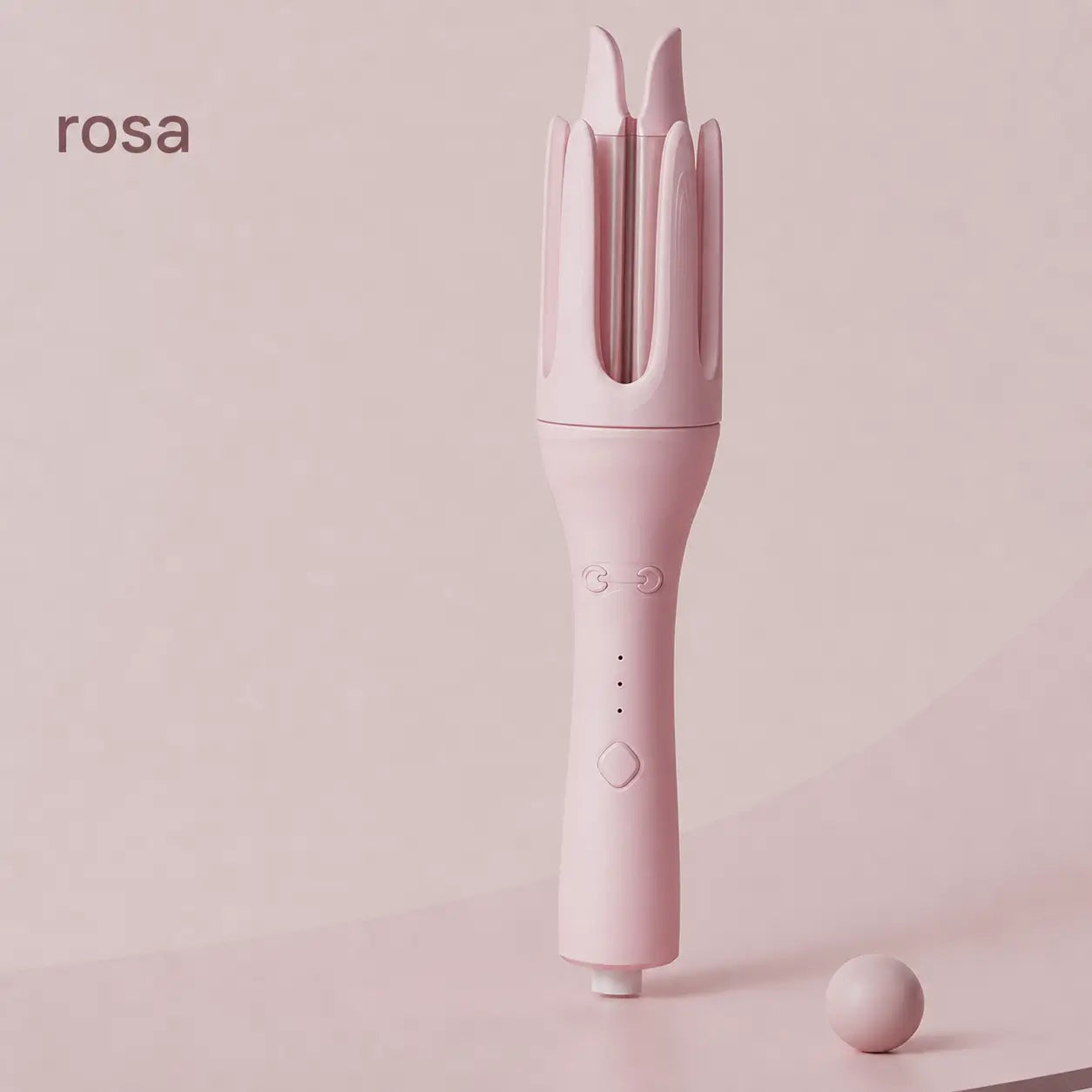 Rizador automático de cabello 32 mm con cerámica de turmalina, 3 temperaturas y giro 360° para ondas fáciles en casa diarias