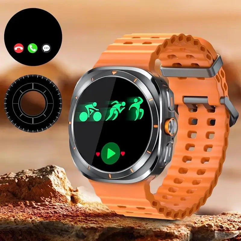 Smartwatch Deportivo con Pantalla HD, Monitoreo de Ritmo Cardíaco y SpO2 - Estilo Moderno y Resistente