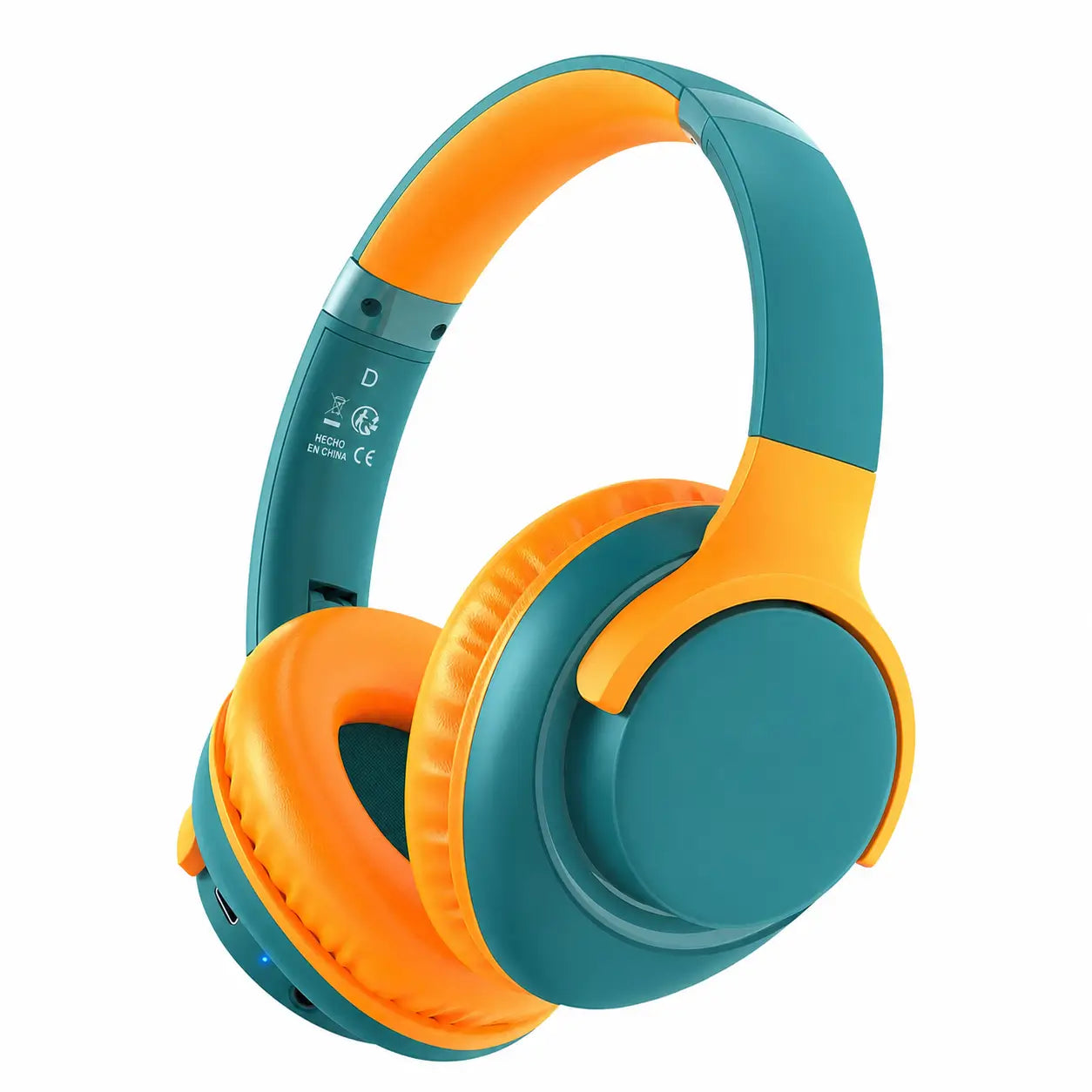 Audífonos over-ear inalámbricos 5.4 plegables con micrófono, 65 h de batería para música, llamadas, celular y computadora en casa, escuela o viajes