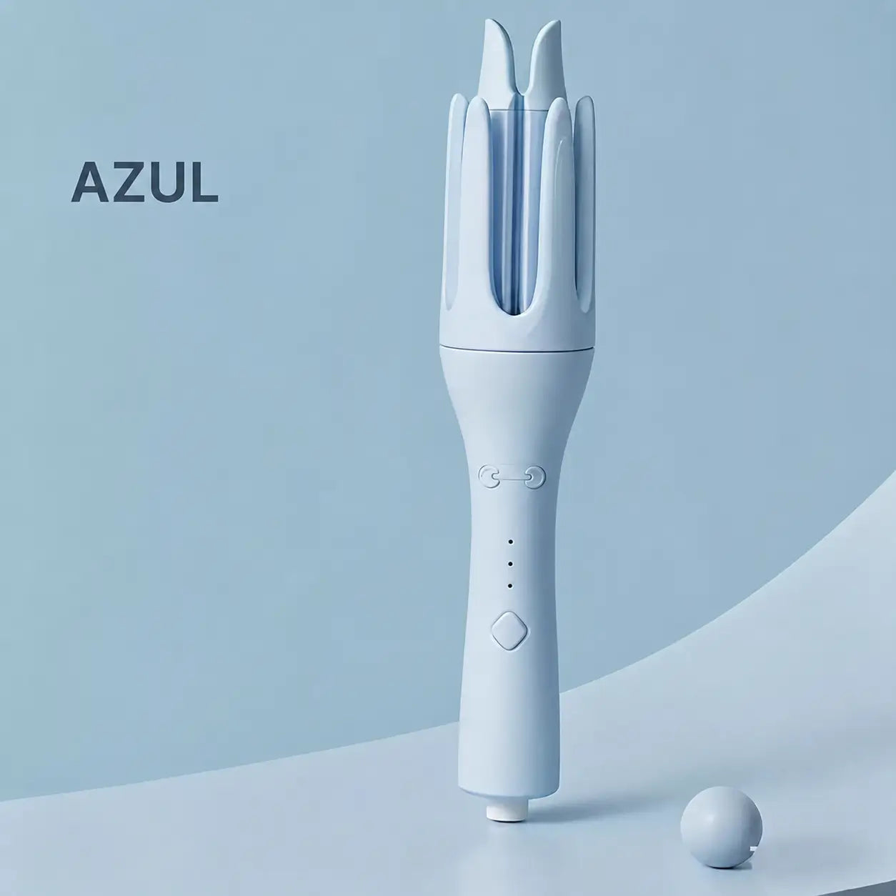 Rizador automático de cabello 32 mm con cerámica de turmalina, 3 temperaturas y giro 360° para ondas fáciles en casa diarias