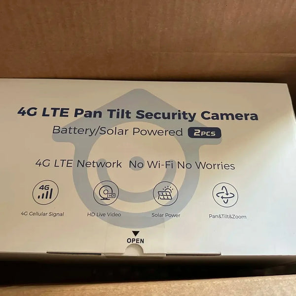 Cámara de seguridad solar 4G con visión nocturna