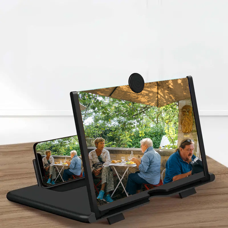 Amplificador de pantalla para celular de 25.4 cm con lente 4x, ideal para series, clases en línea y lectura cómoda diaria
