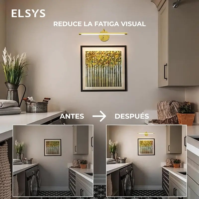 Lámpara LED recargable para cuadros con control remoto, brillo ajustable y luz giratoria para pinturas, retratos, galería y decoración del hogar