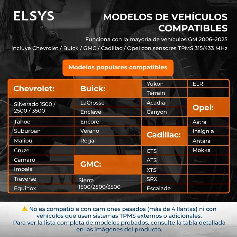 Reset TPMS VXDAS EL-50448 para vehículos GM, Buick, Chevy y Cadillac, herramienta compacta para rotación y cambio de llantas en casa