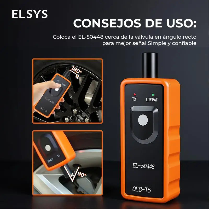 Reset TPMS VXDAS EL-50448 para vehículos GM, Buick, Chevy y Cadillac, herramienta compacta para rotación y cambio de llantas en casa