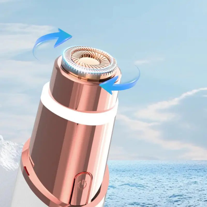 Recortadora de vello facial y cejas 2 en 1, depiladora eléctrica para rostro, labios y cuerpo, rasuradora eléctrica para mujer, removedor de vello portátil
