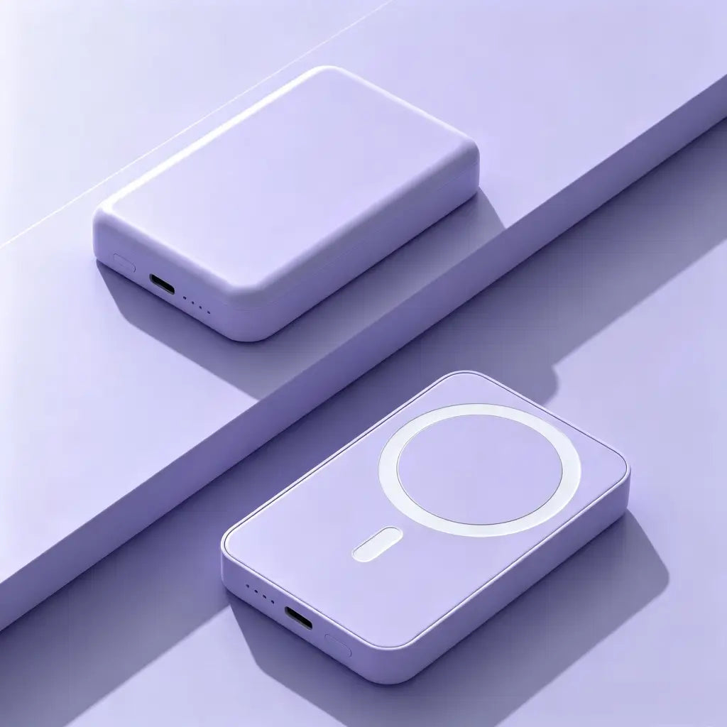 Power bank magnético 5000mAh con carga inalámbrica rápida para iPhone 12 a 17, ideal para mochila, escuela, viajes y oficina