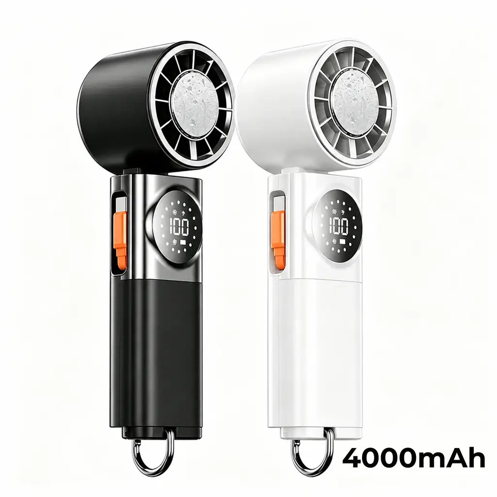 Mini ventilador portátil 7 en 1 con 100 velocidades