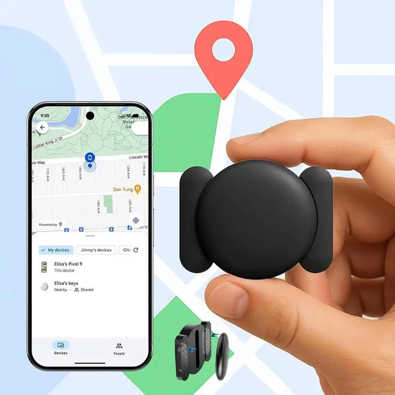 Rastreador GPS para Auto, Localizador Mini con Estuche Magnético Resistente al Clima - Sin Mensualidades - Rastreador GPS Oculto de Cobertura Global, Dispositivo Anti-extravío, Compatible con Apple Find My (Solo iOS) y Android
