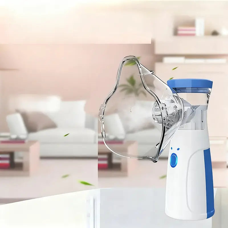 Humidificador Inteligente Portátil con Autolimpieza y Modos Duales, Nebulizador Recargable para Cuidado Respiratorio, Diseño para Adultos y Niños, Ideal para Casa y Viajes