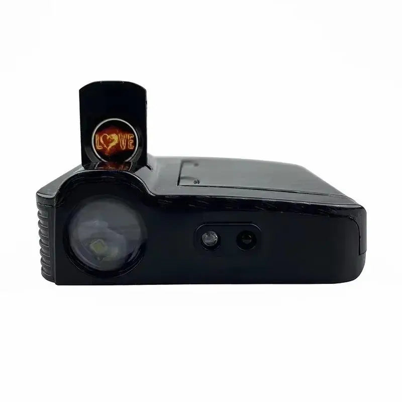 Luz de Bienvenida para Puerta de Auto, Proyector de Logotipo, 2 pzas, Diseño de Fibra de Carbono Inalámbrico, Sensor Infrarrojo