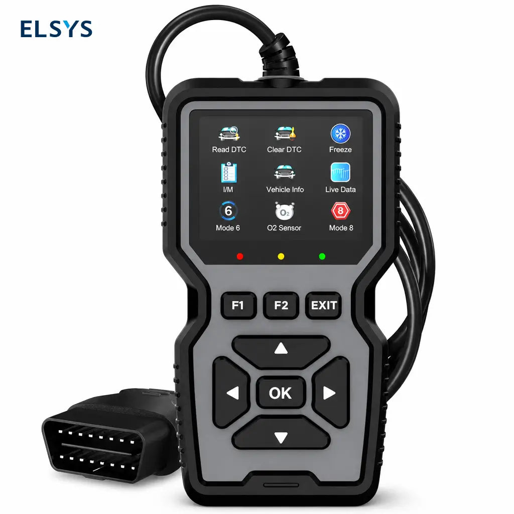 Escáner automotriz OBD2 profesional con datos en vivo, modos 6 y 8 para diagnosticar autos compatibles después de 1996