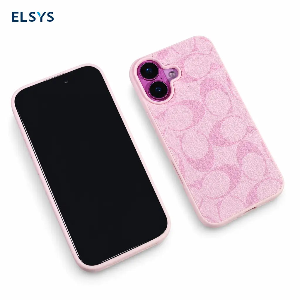 Funda suave para celular Plus y Pro Max, acabado tipo piel, bordes amortiguadores y orificios precisos para proteger a diario con estilo