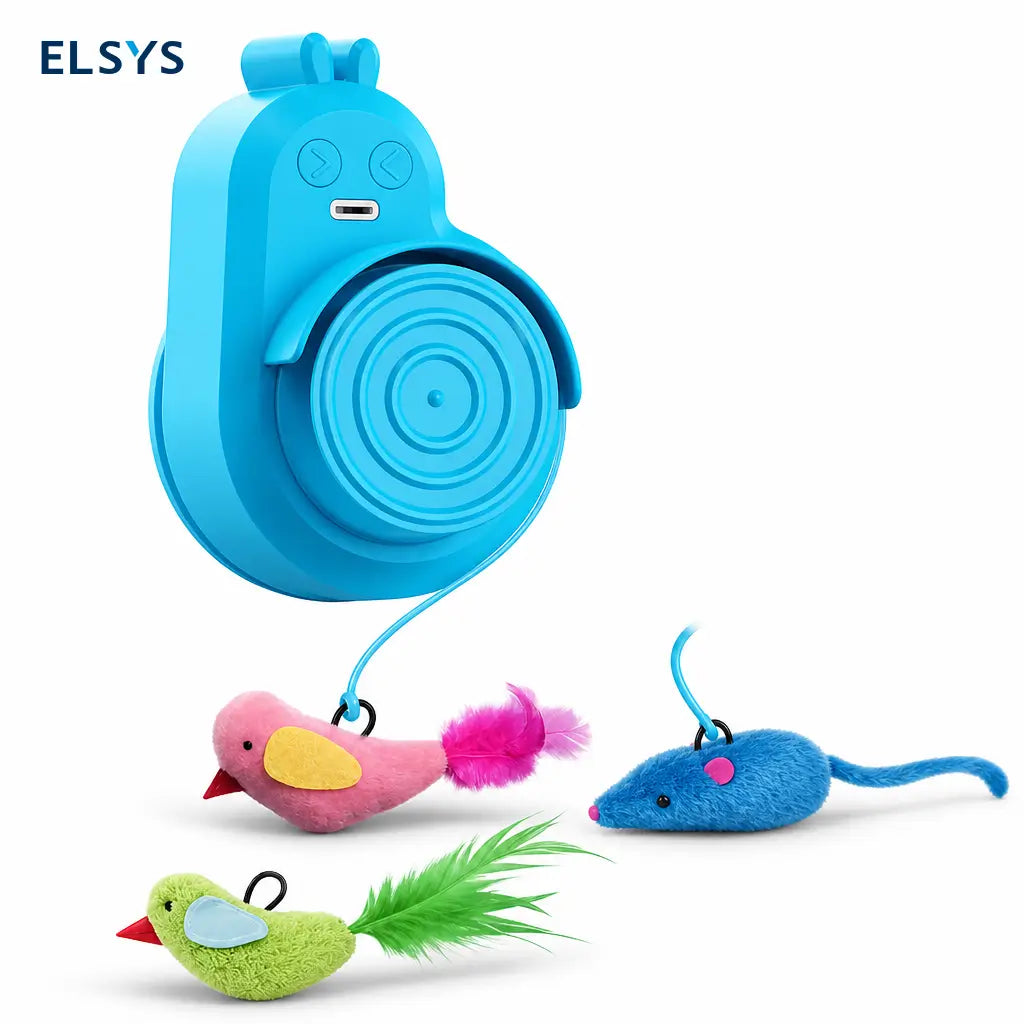 Juguete automático interactivo para gatitos y gatos adultos con pluma de ave voladora, colgante adhesivo para enriquecimiento en interior y actividad diaria