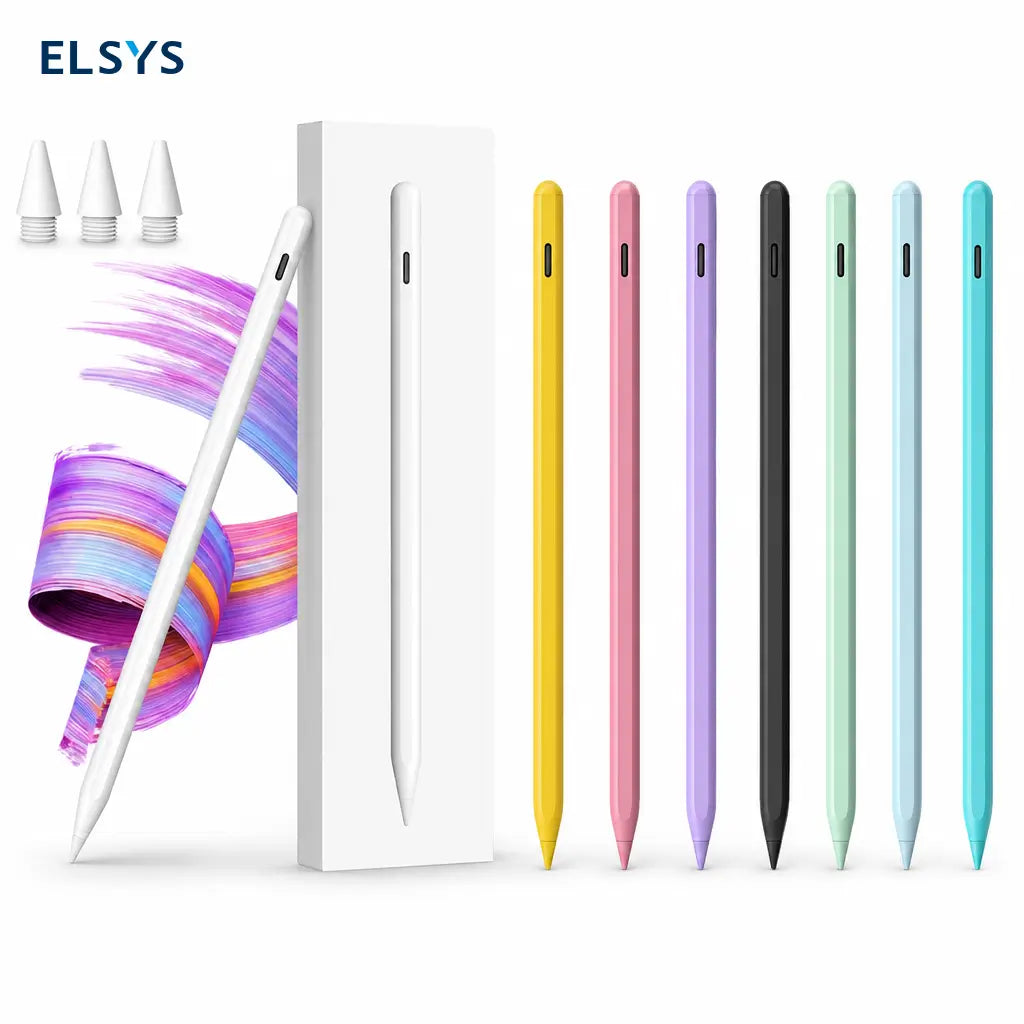 Stylus compatible con iPad 2018-2026, sensibilidad a inclinación y punta 1.5 mm para escribir, dibujar y estudiar cómodo sin interrupciones diarias