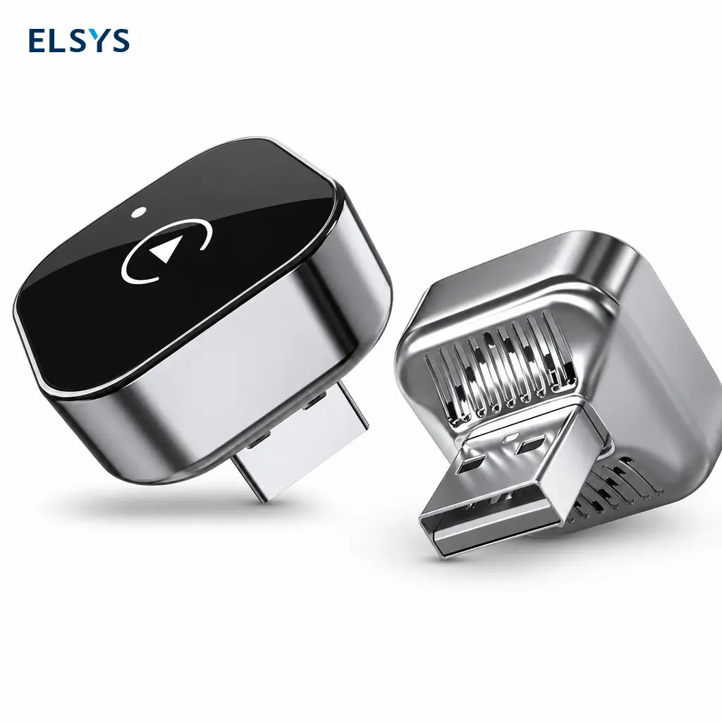 Mini dongle USB inalámbrico para convertir CarPlay y Android Auto cableado, ideal para navegación, música y llamadas manos libres en el auto