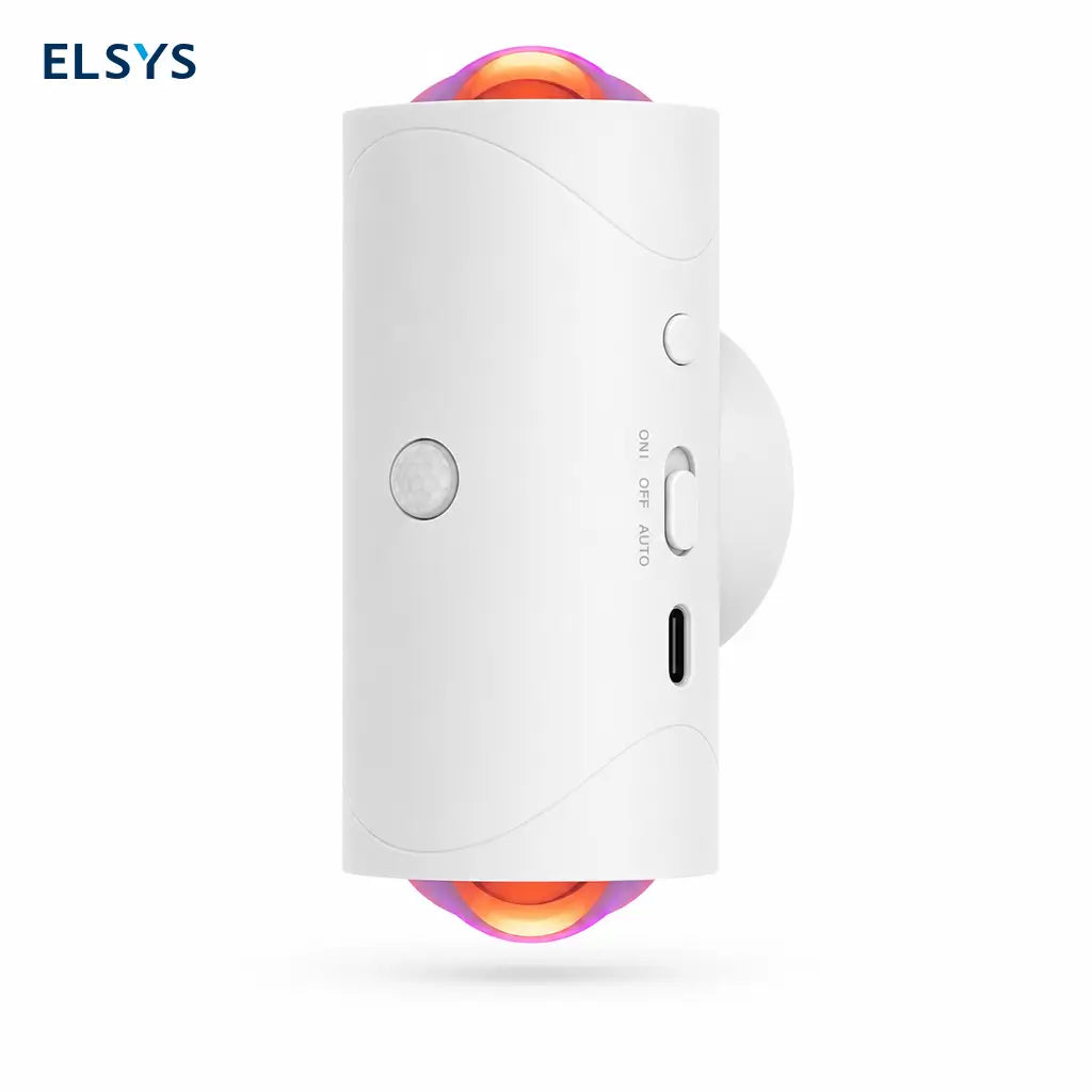 Lámpara LED nocturna recargable con sensor de movimiento y luz RGB regulable, instalación magnética para recámara, escaleras, pasillos y entrada hogar
