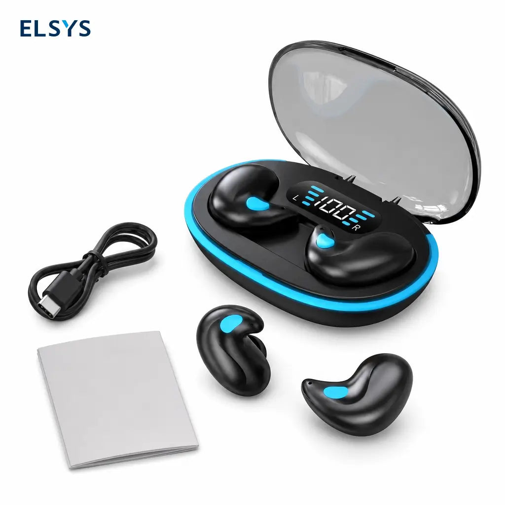 Audífonos Bluetooth 5.3 inalámbricos compactos con micrófono y aislamiento de ruido para llamadas, ejercicio y home office en celular y computadora