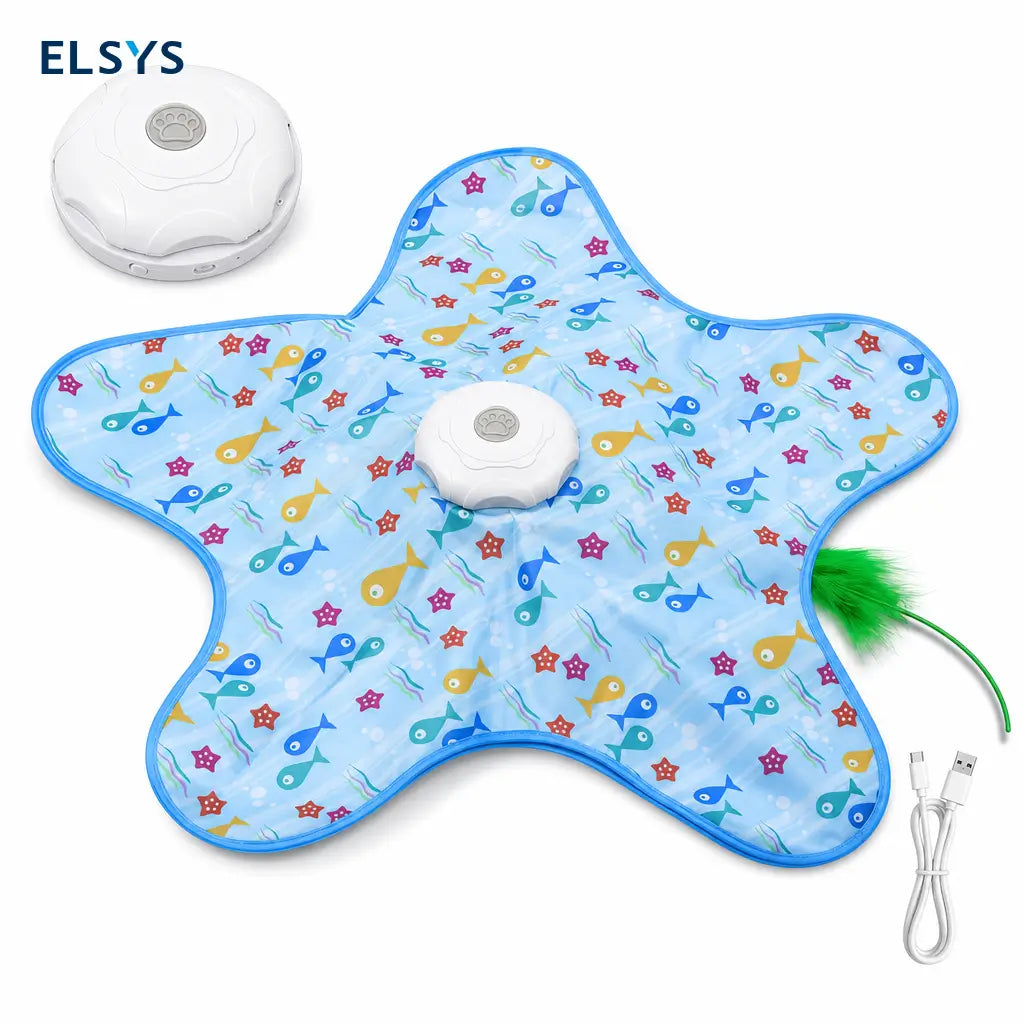 Juguete interactivo recargable para gatos con pluma oculta y 3 modos, ideal para juego y ejercicio diario felino en casa