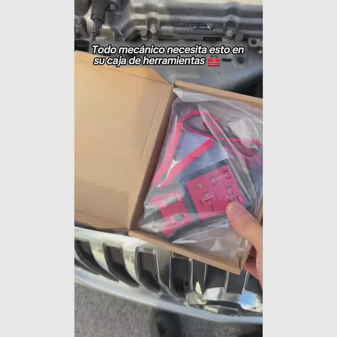Probador automotriz de relevadores 12V con indicador LED rojo y verde para diagnóstico rápido en autos, talleres y revisión de 4 y 5 pines
