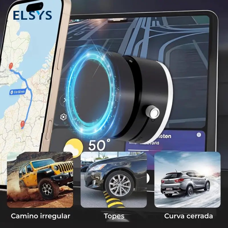 Soporte para celular magnético y plegable con succión al vacío, compatible con MagSafe, ideal para auto, oficina y videollamadas diarias cómodas