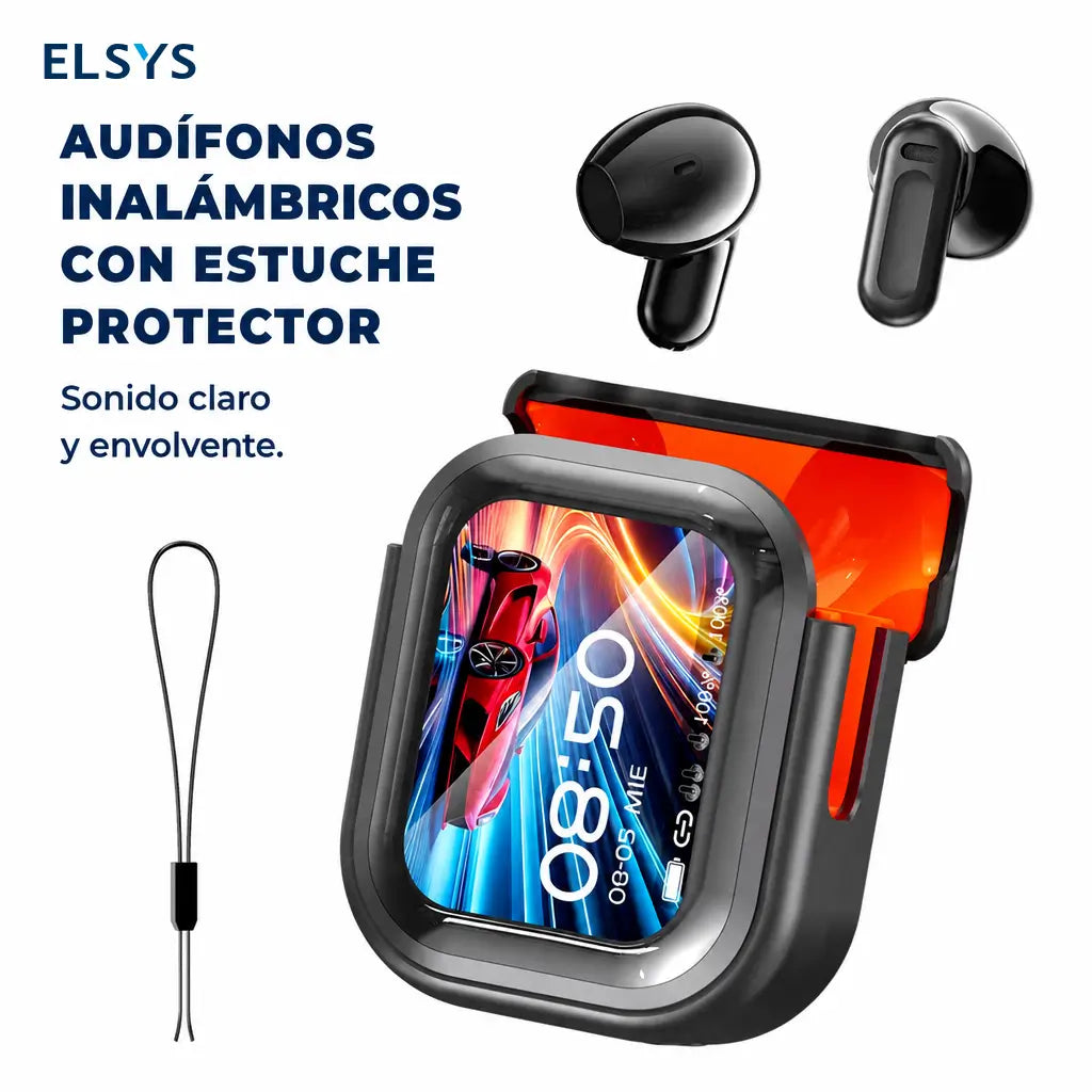 Audífonos inalámbricos Bluetooth 6.0 con pantalla LED, audio Hi-Fi, carga USB-C y resistencia IPX5 para llamadas, estudio y ejercicio diario
