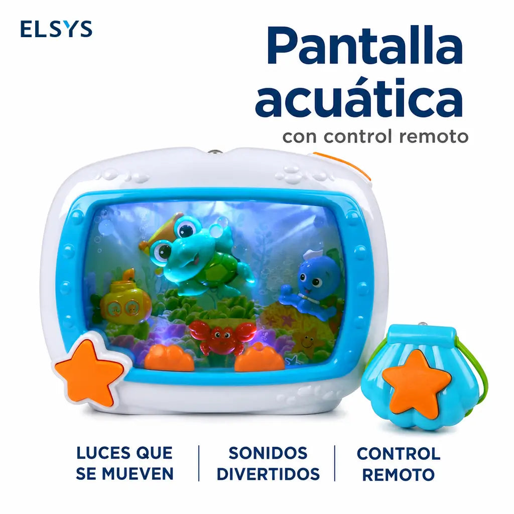 Proyector musical para cuna con luces tenues, sonidos del mar y control remoto, ideal para rutina de sueño de bebés recién nacidos